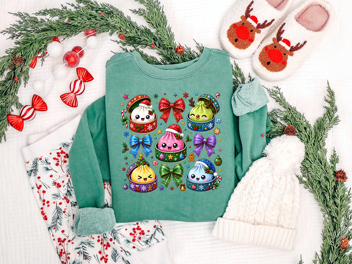 Christmas Dumpling Clickers DTF TRANSFER