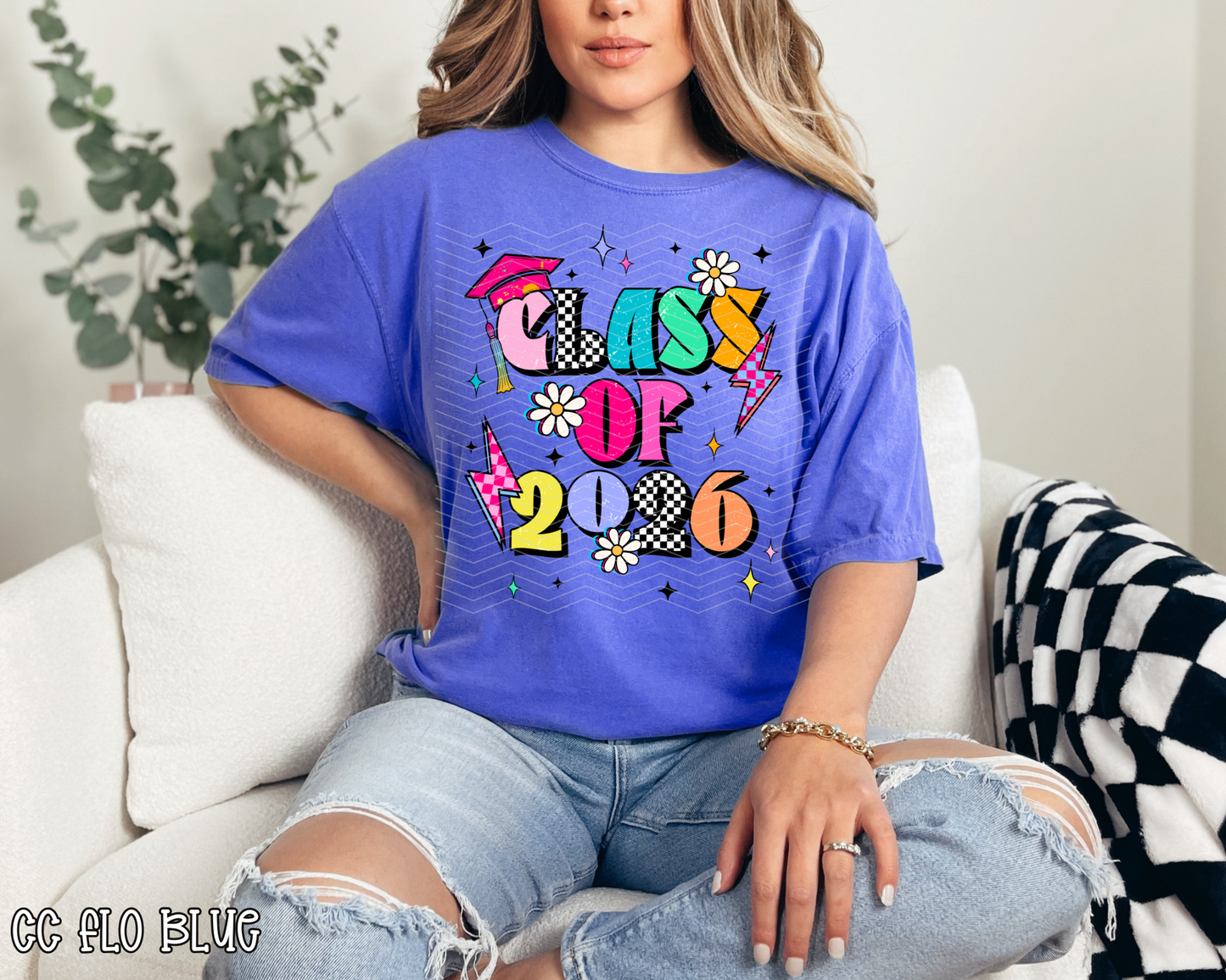 Class of 2026 Neon DTF TRANSFER