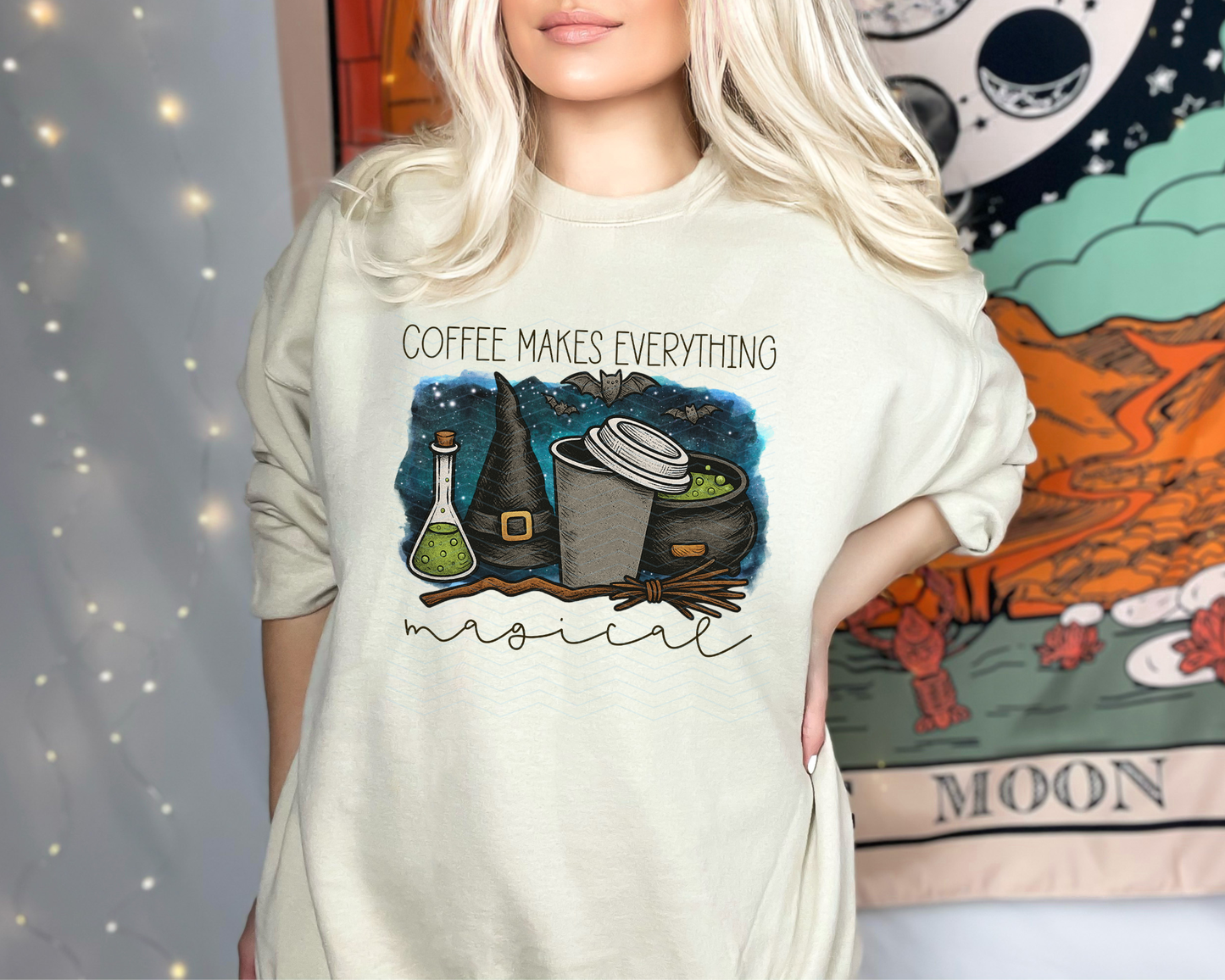 Coffee Makes Everything Magical DTF TRANSFER