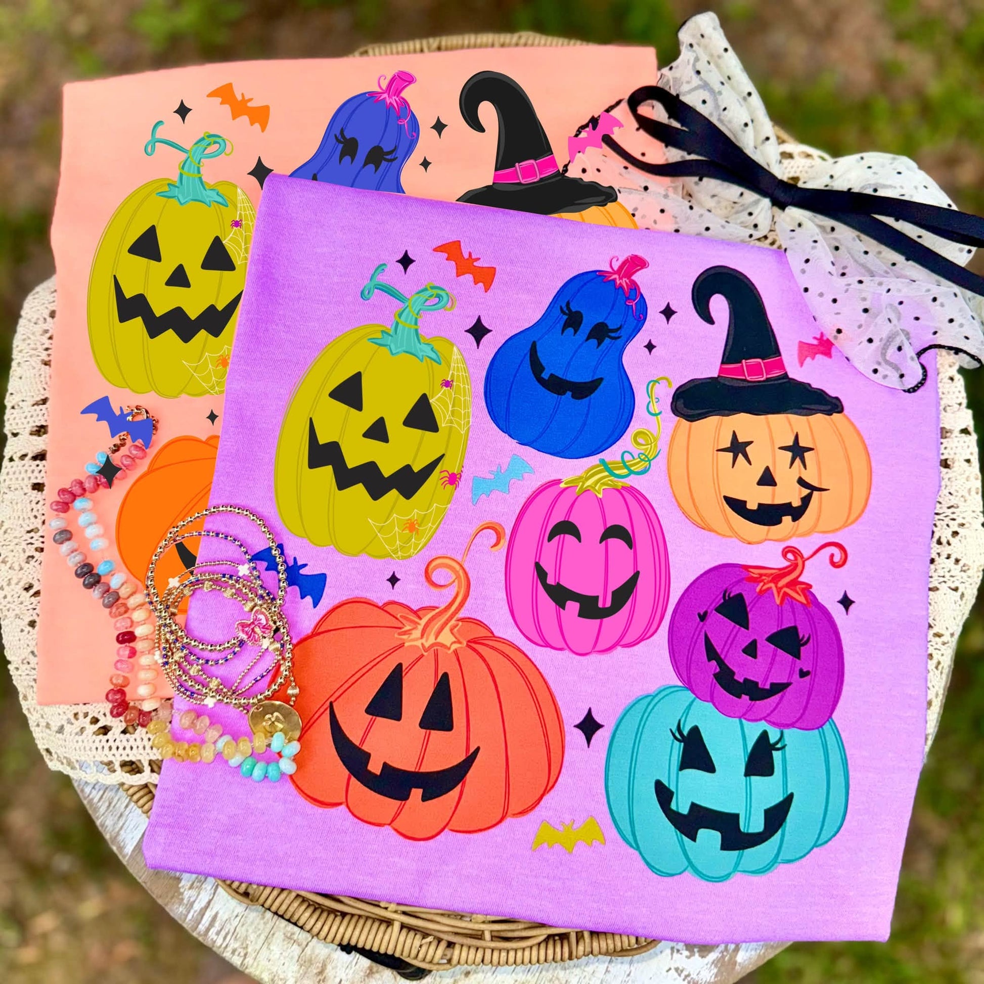 Handdrawn Pumpkins | 2 Colors | DTF TRANSFER