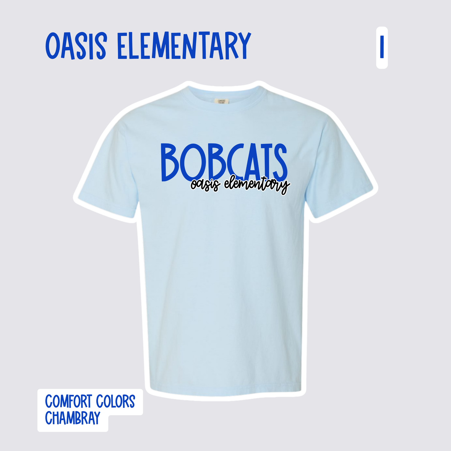 OASIS ELEMENTARY - YOUTH Comfort Colors Tee