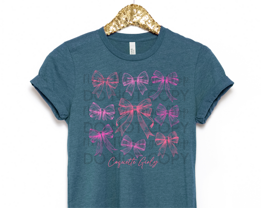 Coquette Girly Bows DTF TRANSFER
