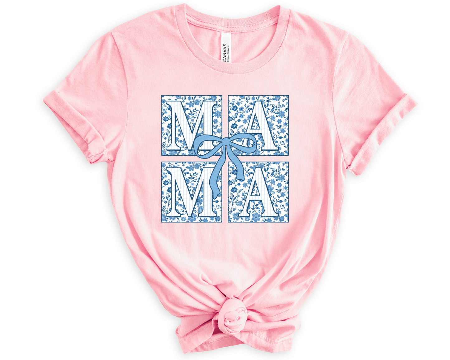 Coquette Mama Blue Floral Tiles