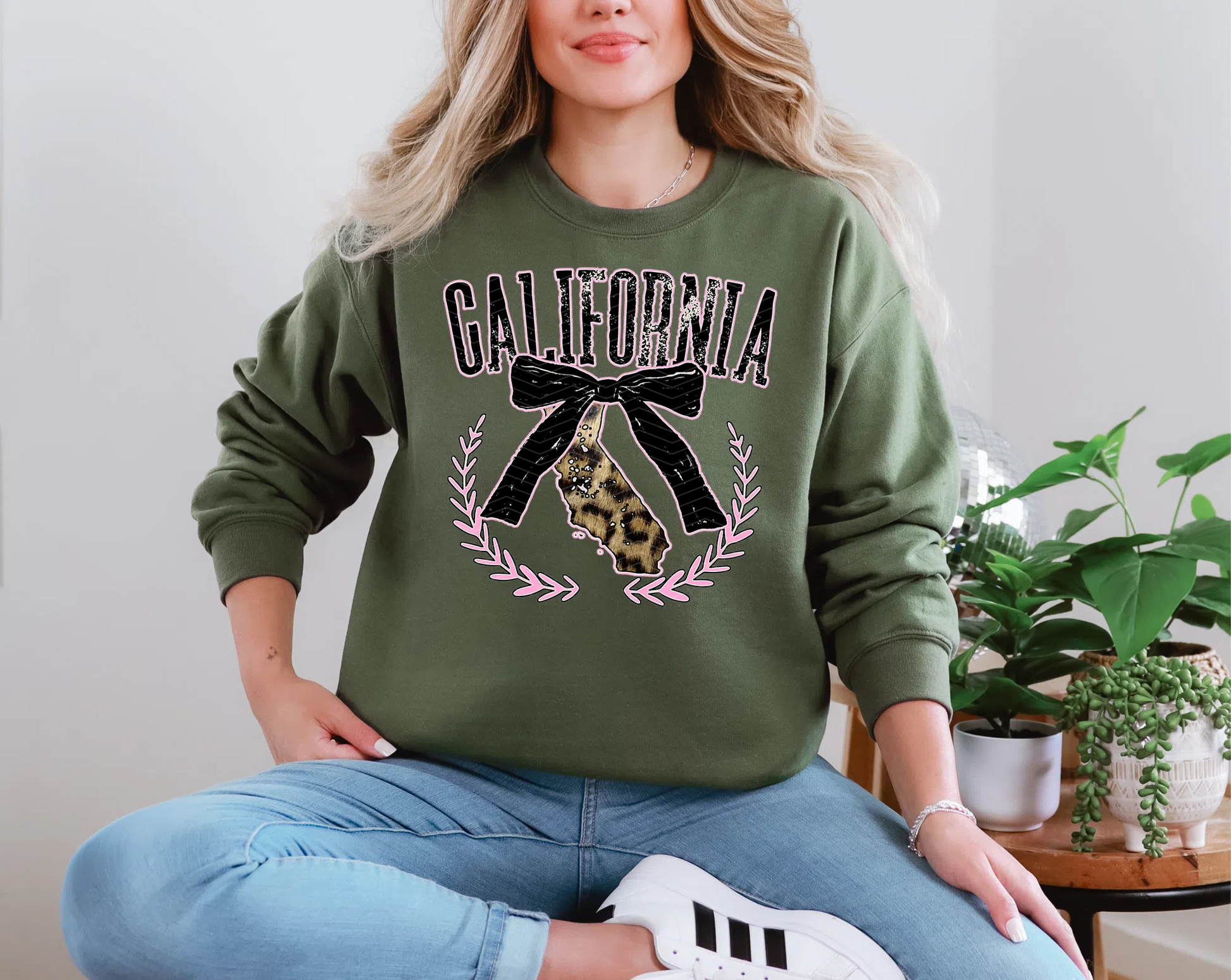 Coquette Leopard State CA DTF TRANSFER
