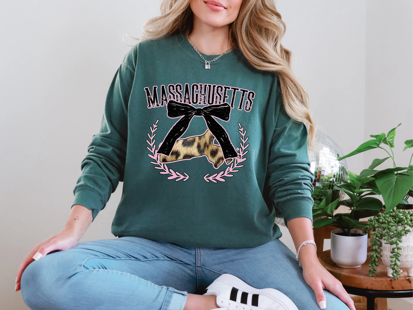 Coquette Leopard State MA DTF TRANSFER