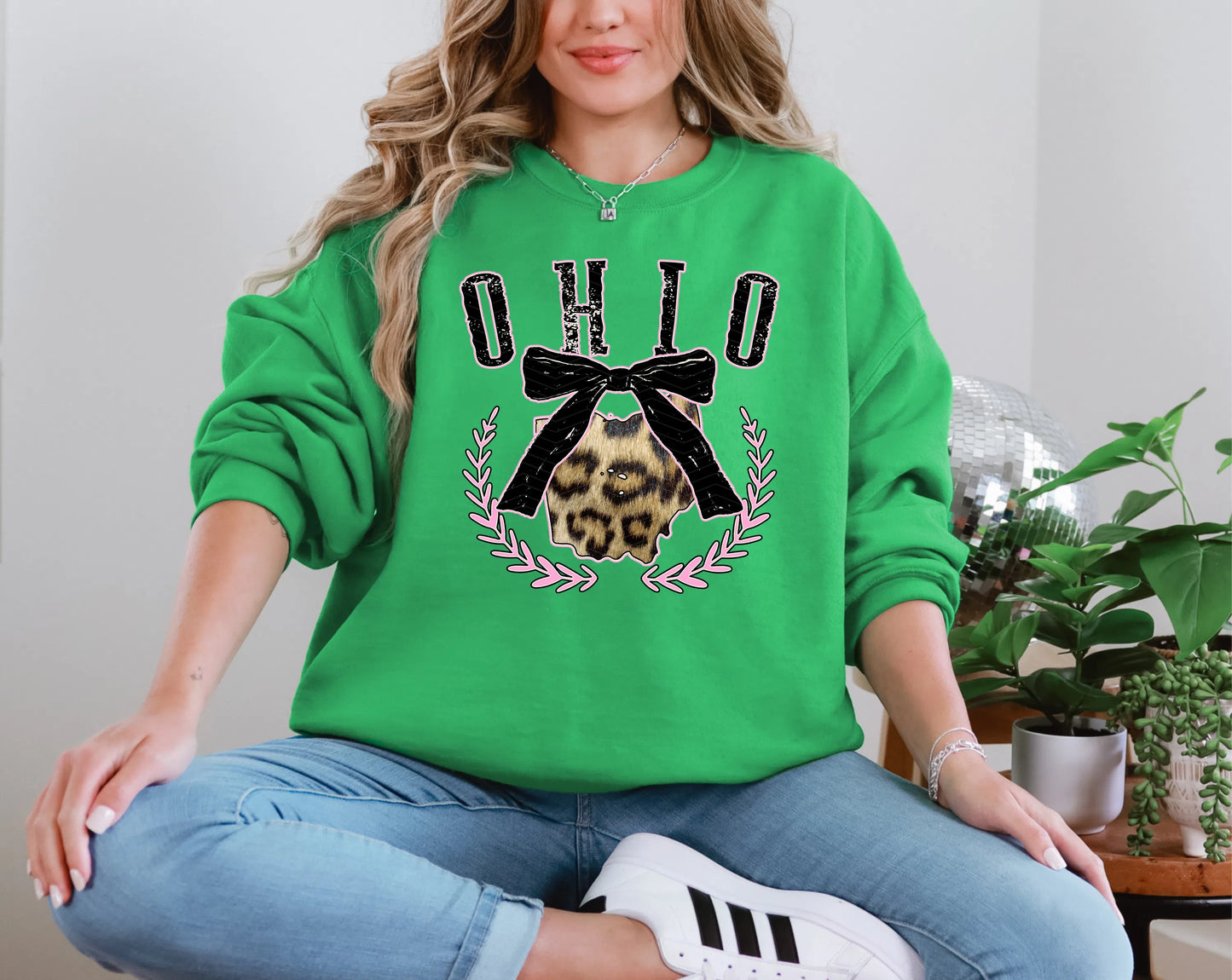 Coquette Leopard State OH DTF TRANSFER