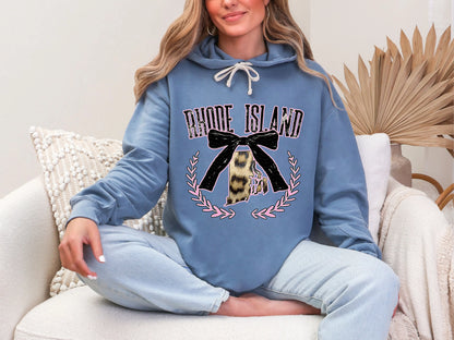 Coquette Leopard State RI DTF TRANSFER