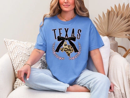Coquette Leopard State TX DTF TRANSFER