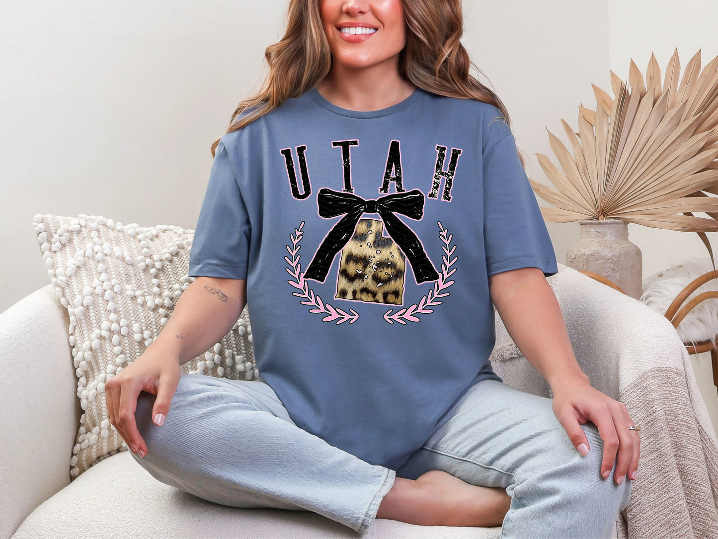 Coquette Leopard State UT DTF TRANSFER