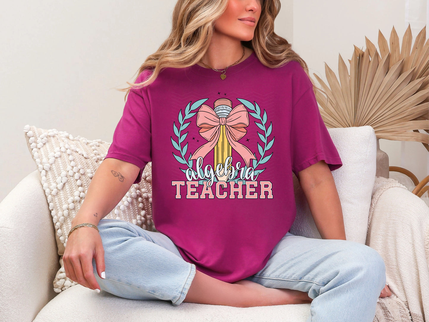 Coquette School Pencil Algebra Teacher DTF TRANSFER