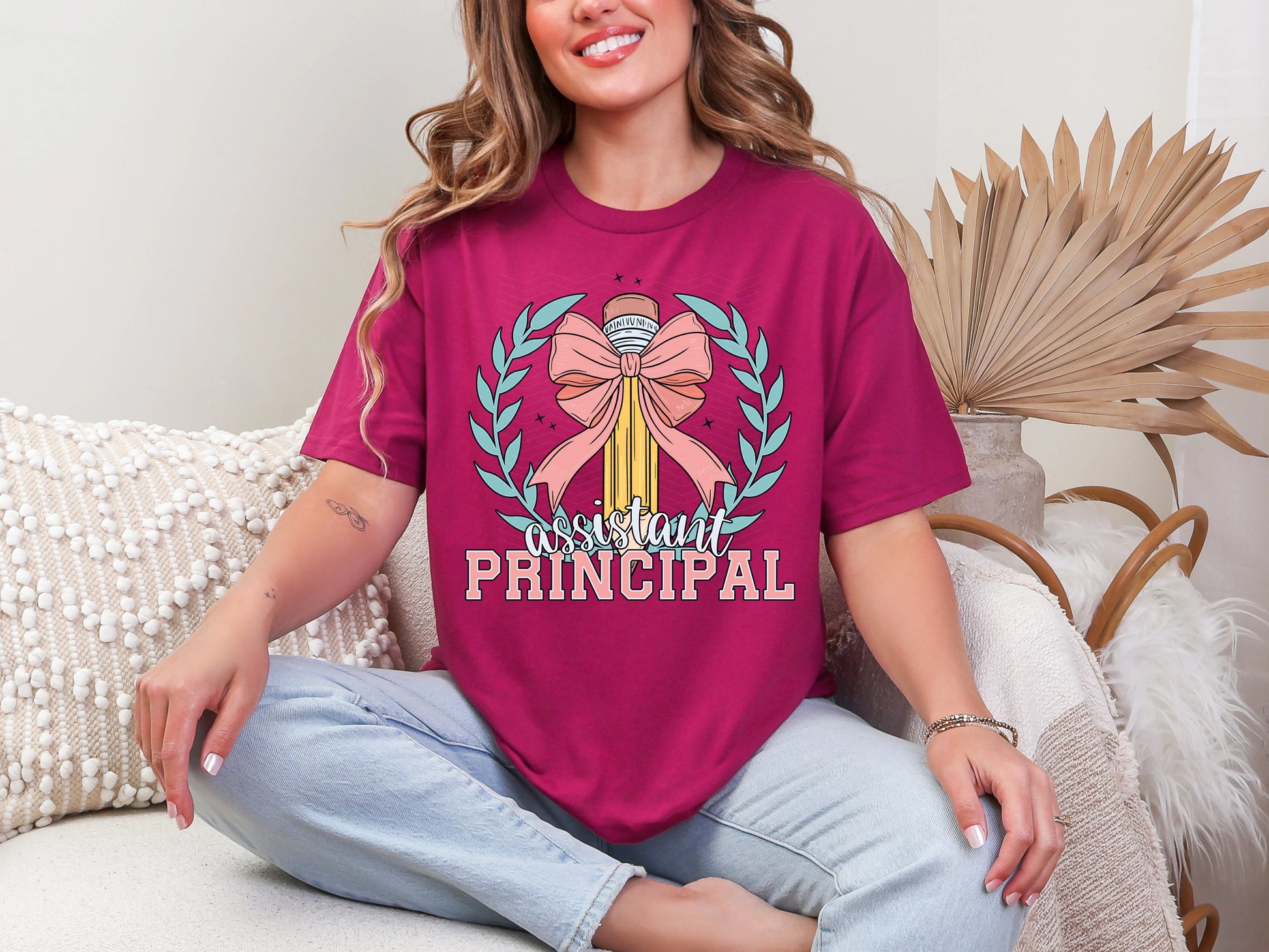 Coquette School Pencil Assistant Principal DTF TRANSFER