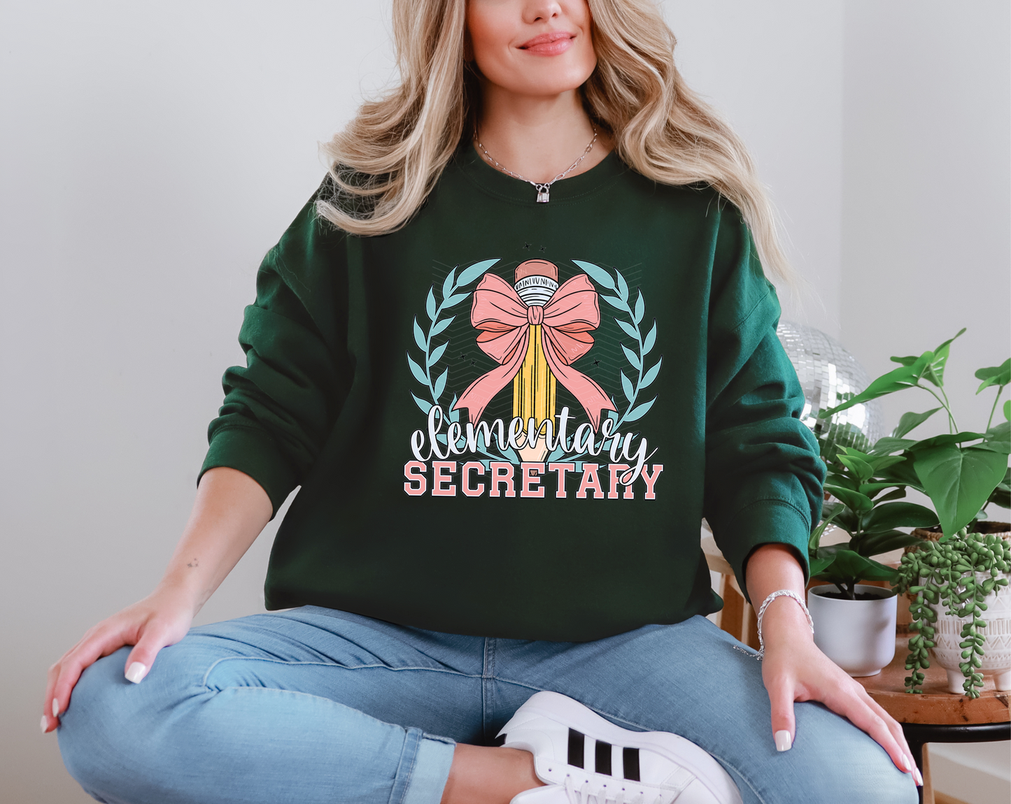 Coquette School Pencil Elementary Secretary DTF TRANSFER