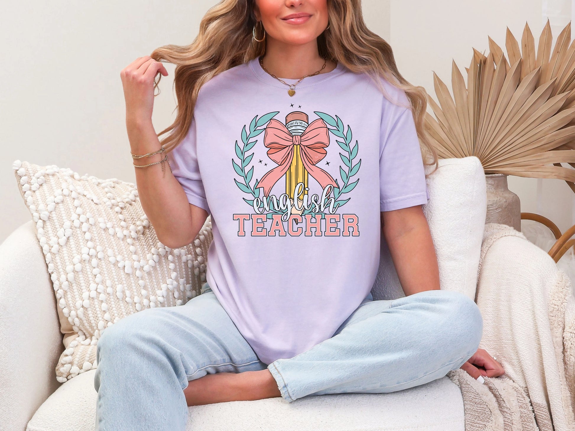 Coquette School Pencil English Teacher DTF TRANSFER