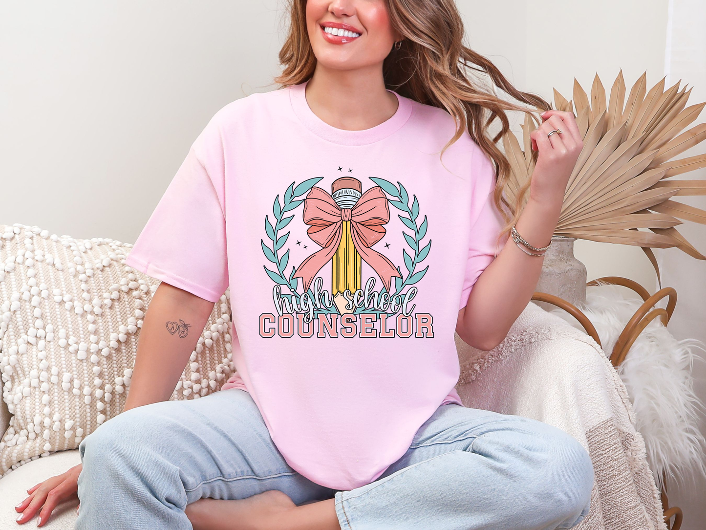Coquette School Pencil High School Counselor DTF TRANSFER