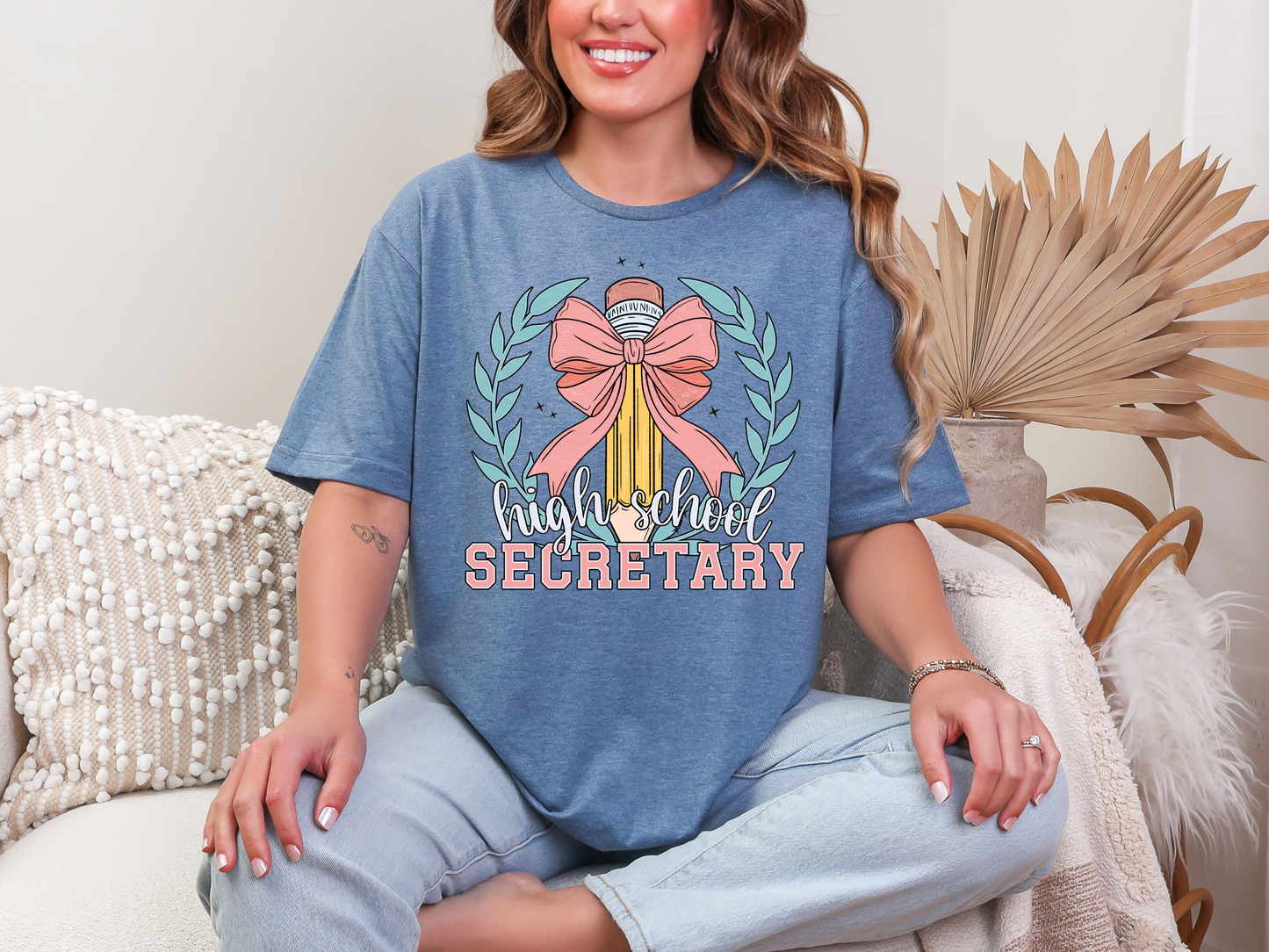Coquette School Pencil High School Secretary DTF TRANSFER
