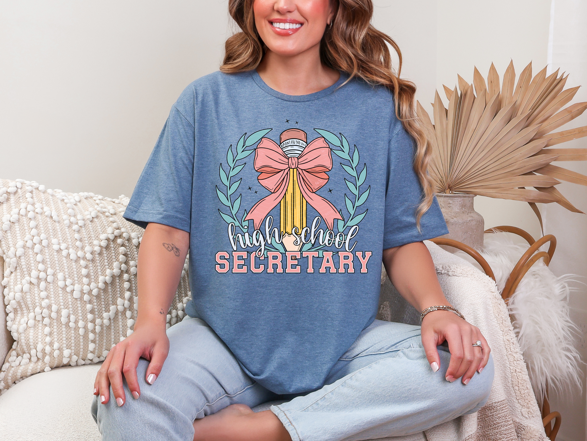 Coquette School Pencil High School Secretary DTF TRANSFER