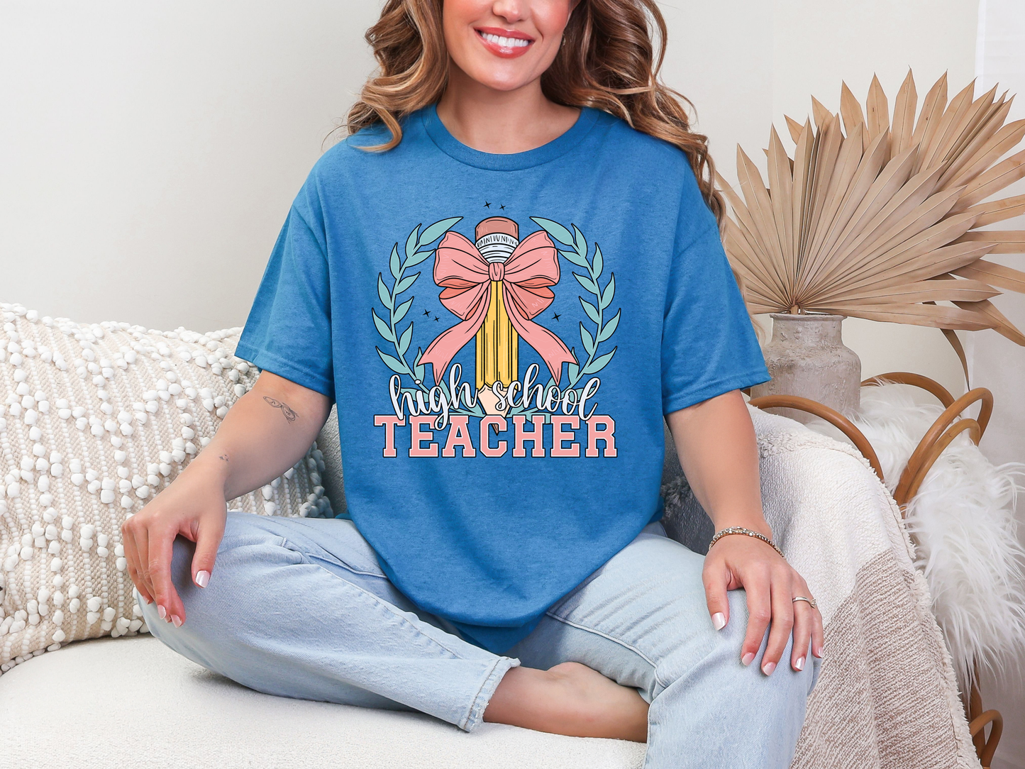 Coquette School Pencil High School Teacher DTF TRANSFER