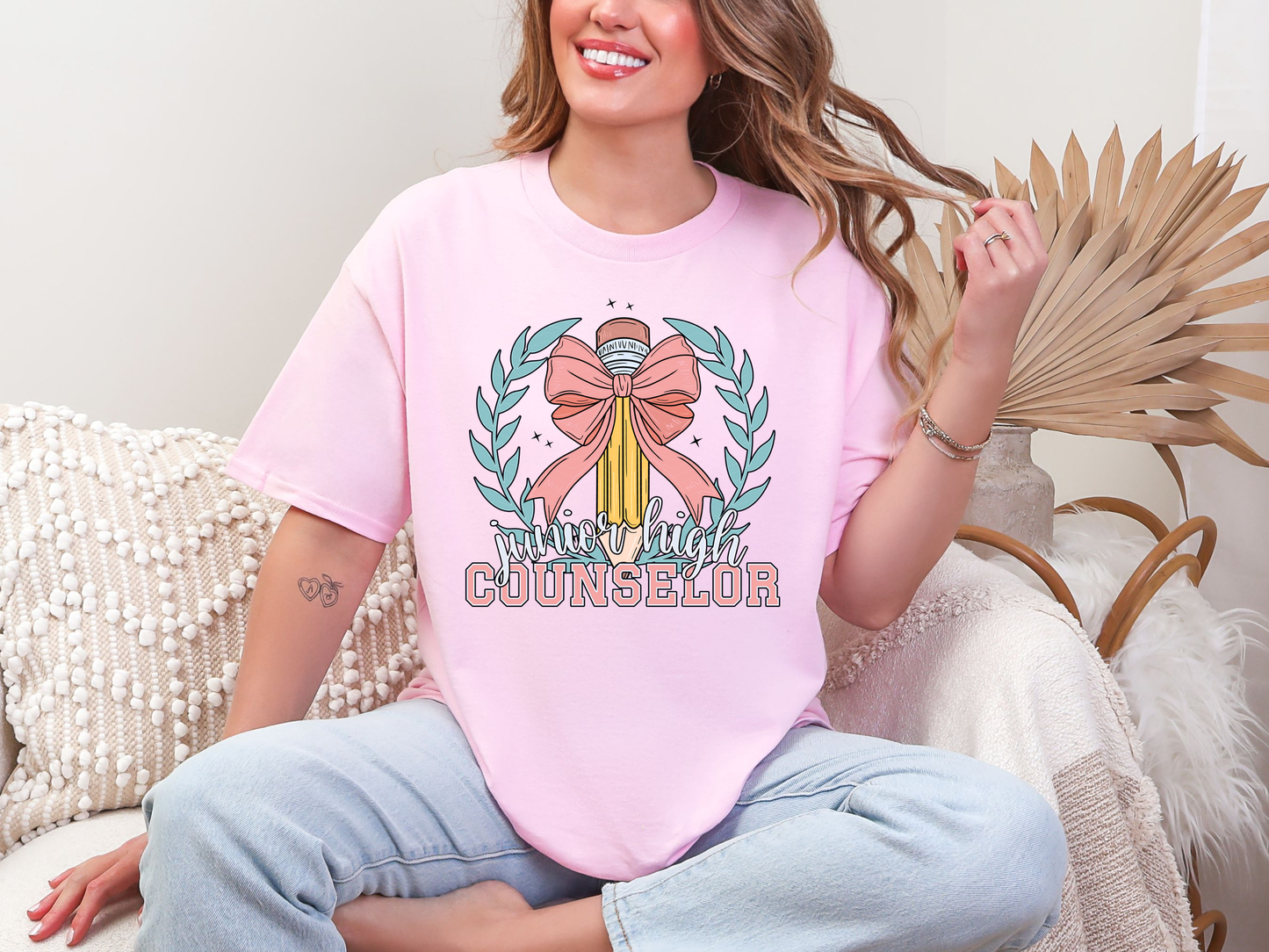 Coquette School Pencil Junior High Counselor DTF TRANSFER