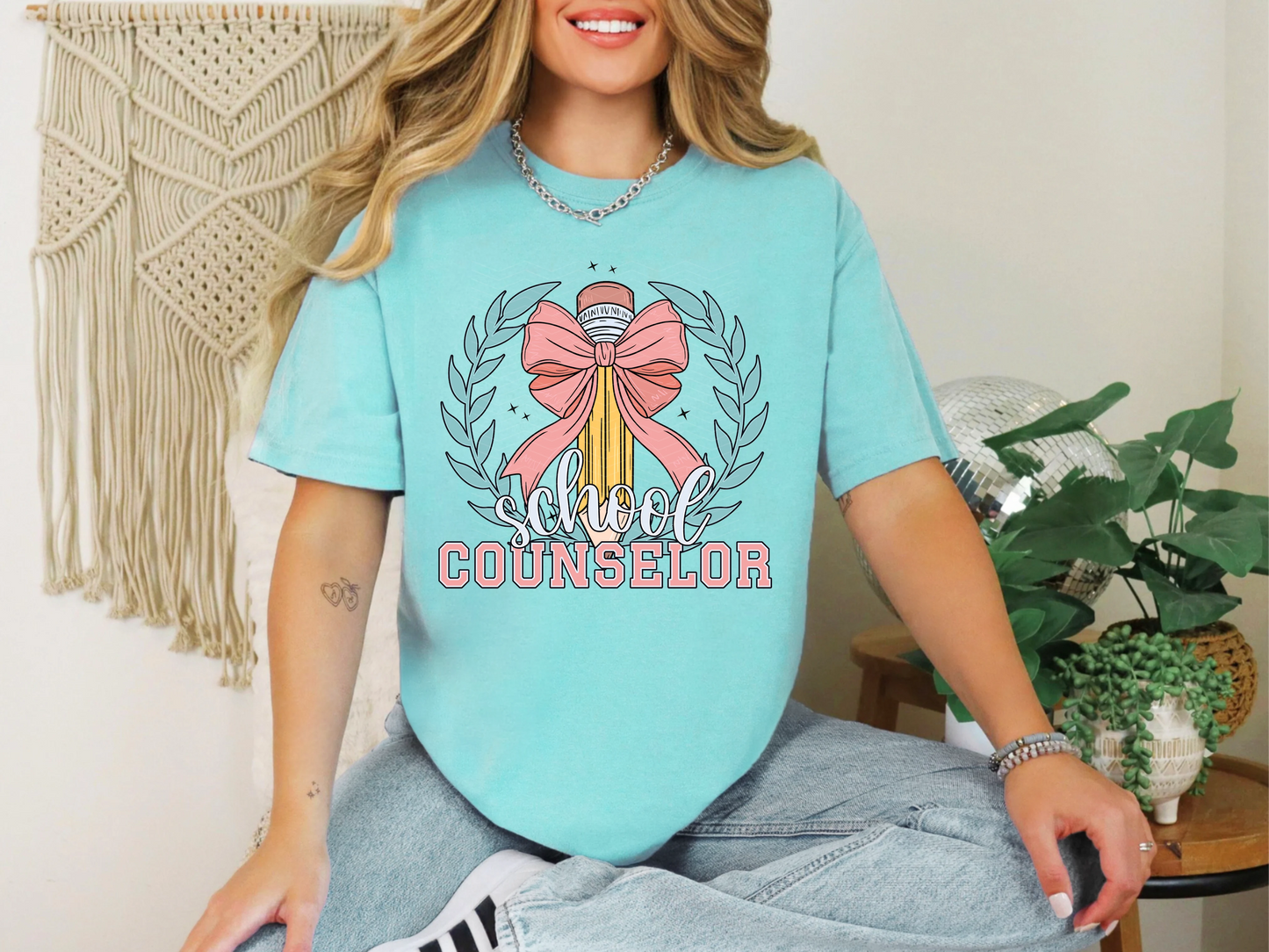 Coquette School Pencil School Counselor DTF TRANSFER