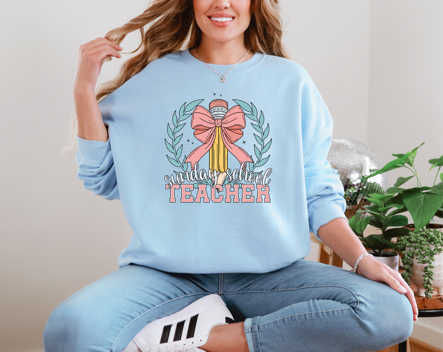 Coquette School Pencil Sunday School Teacher DTF TRANSFER