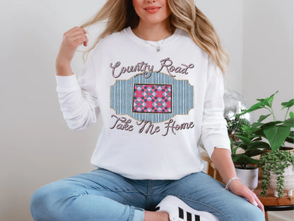 Country Road Take Me Home CO DTF TRANSFER