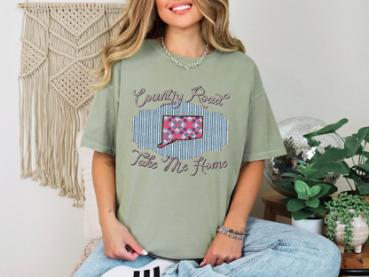 Country Road Take Me Home CT DTF TRANSFER
