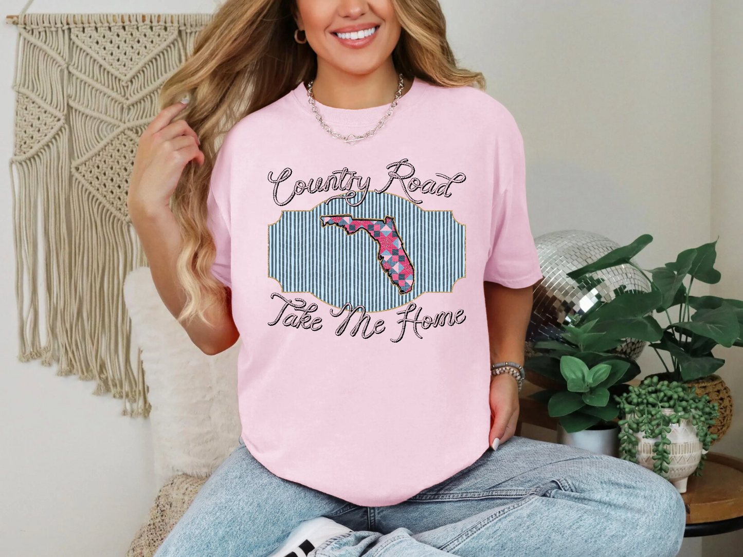 Country Road Take Me Home FL DTF TRANSFER