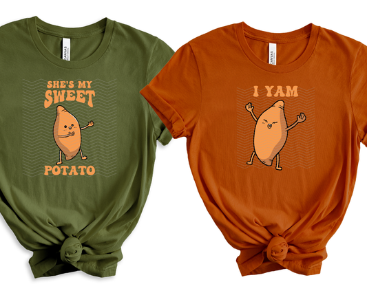 Couples - She's My Sweet Potato I YamDTF TRANSFER