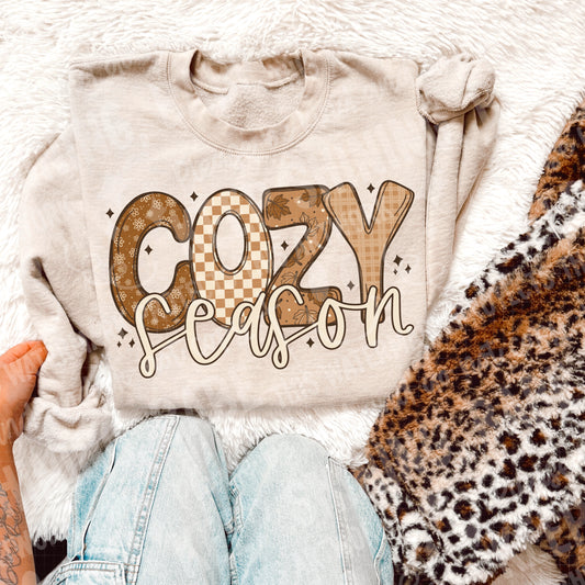 Cozy Season Stars DTF TRANSFER