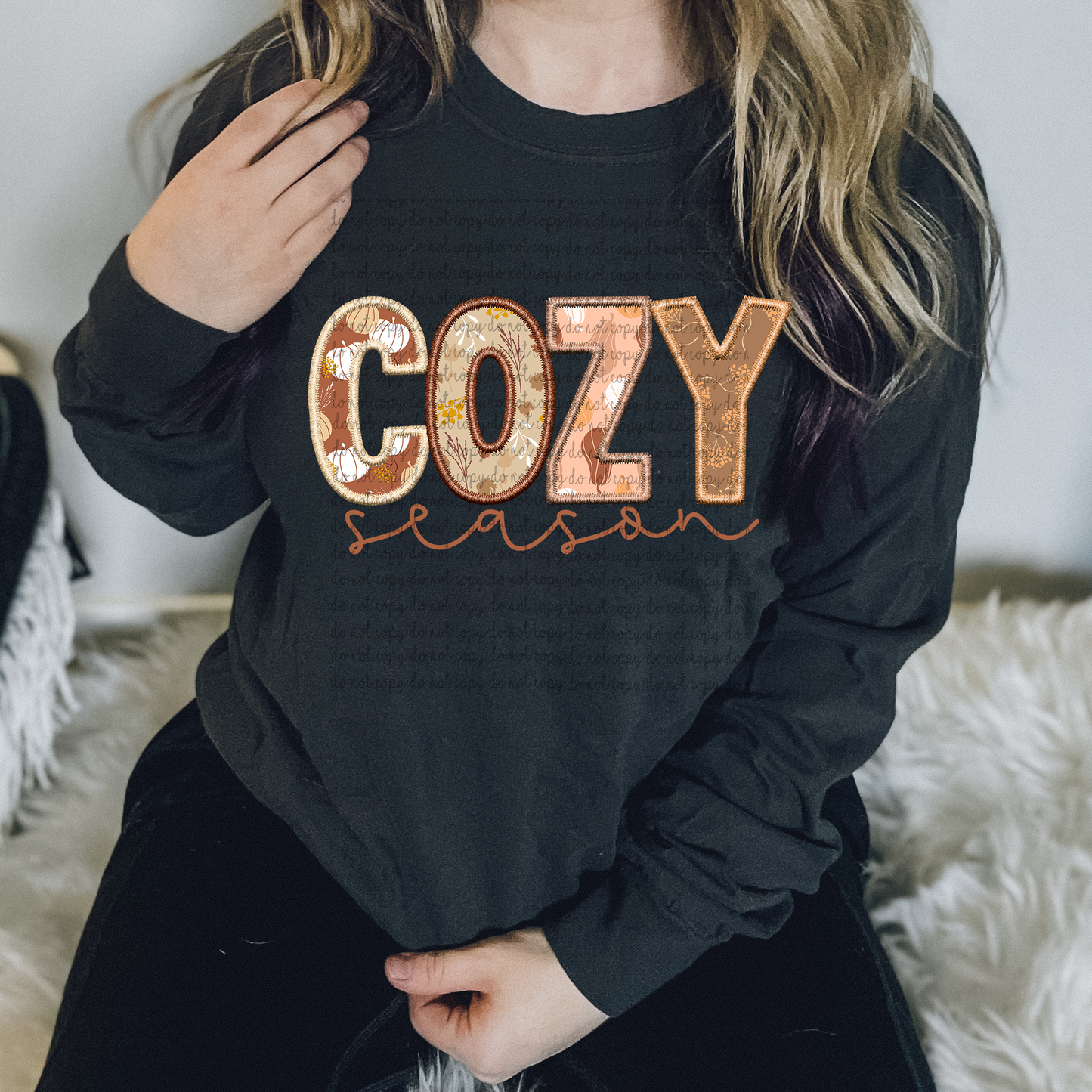 Cozy Season Faux Emb