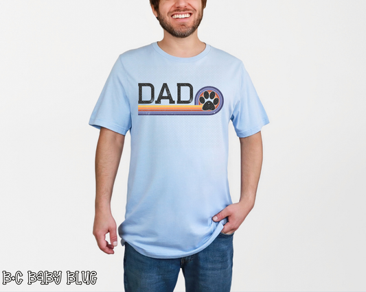 Dad Paw Print DTF TRANSFER
