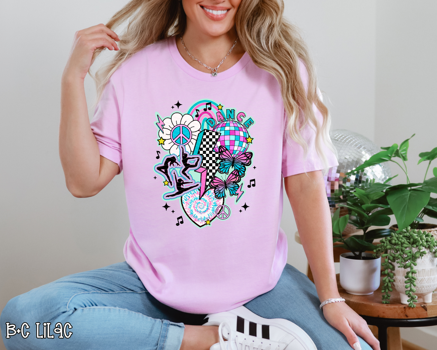 Dance Collage Pink & Teal