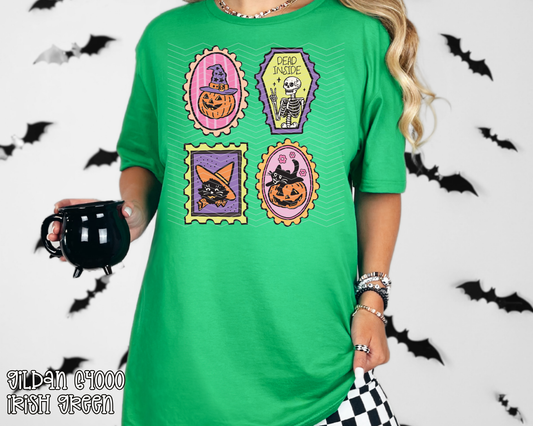 Dead Inside Halloween Stamps DTF TRANSFER