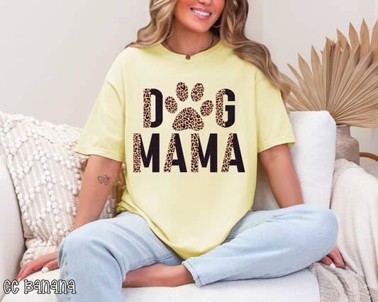 Dog Mama Half Leopard Black