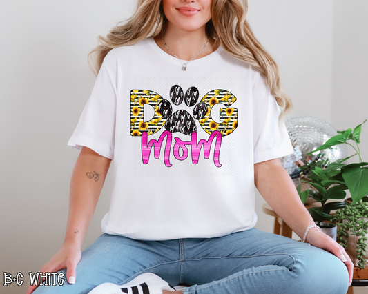 Dog Mom Sunflower DTF TRANSFER