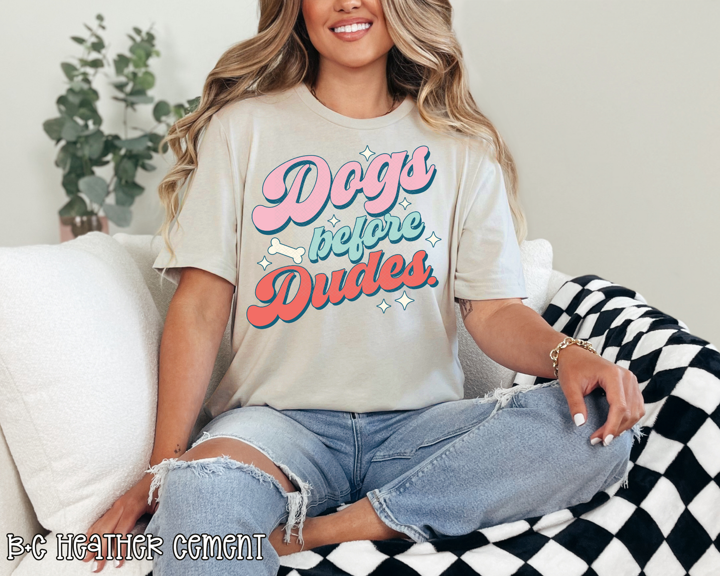 Dogs Before Dudes pastel