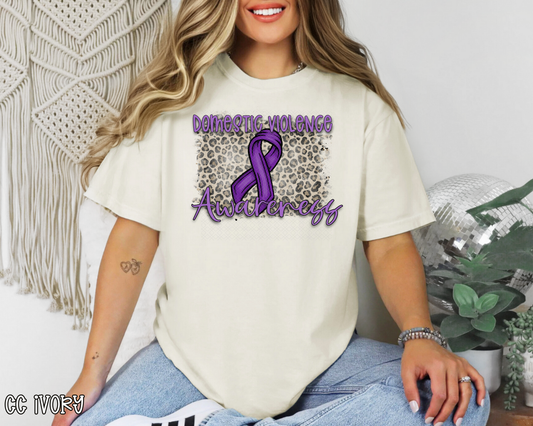 Domestic Violence Awareness Leopard