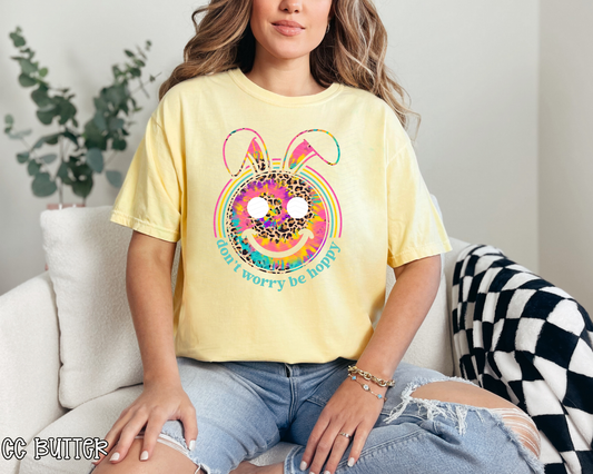 Don't Worry Be Hoppy Leopard Tie-Dye