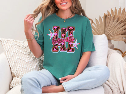 Doodle Stars hi hawaii DTF TRANSFER
