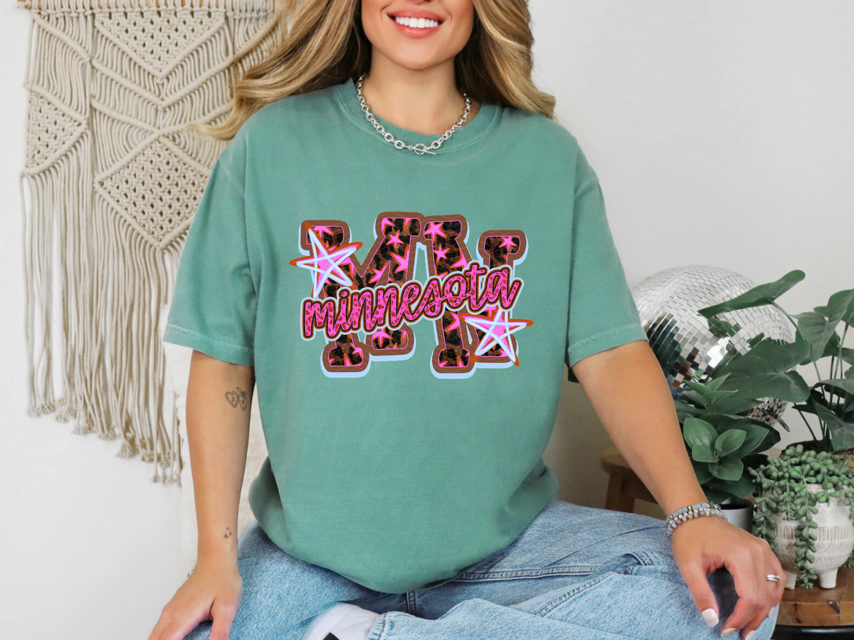 Doodle Stars mn minnesota DTF TRANSFER