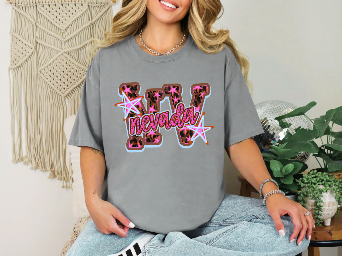 Doodle Stars nv nevada DTF TRANSFER