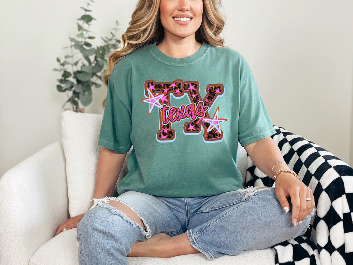 Doodle Stars tx texas DTF TRANSFER