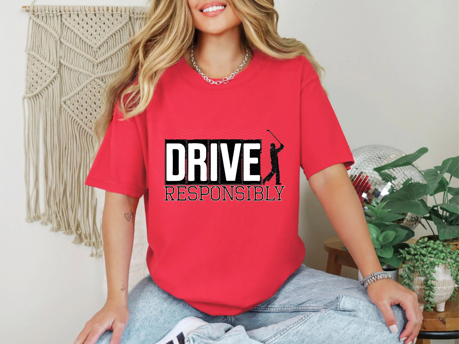 Drive Responsibly Golfer | 2 Styles | DTF TRANSFER
