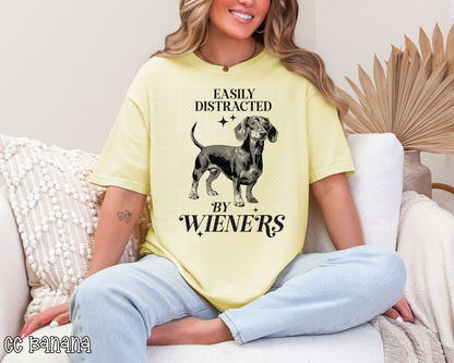 Easily Distracted by Wieners DTF TRANSFER