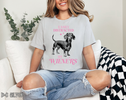 Easily Distracted by Wieners DTF TRANSFER