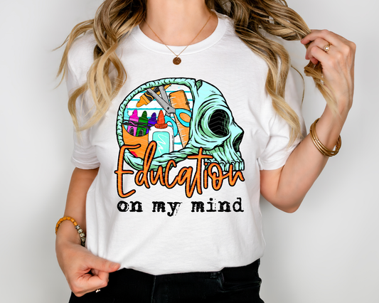 Education on my Mind DTF TRANSFER