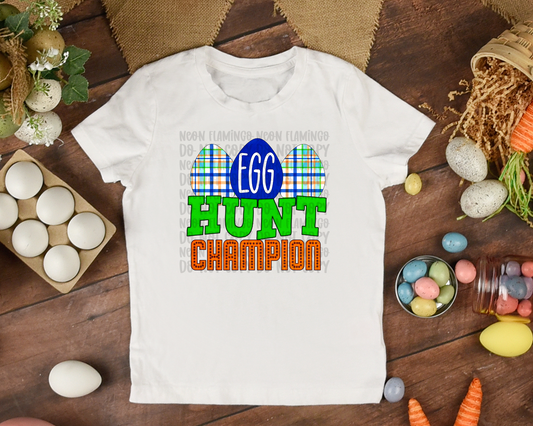 Egg Hunt Champion Plaid