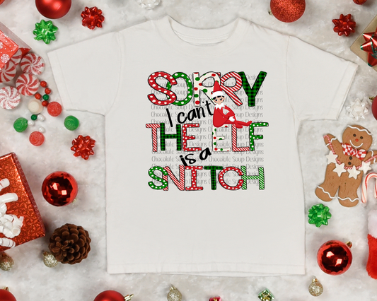 Elf is a Snitch DTF TRANSFER