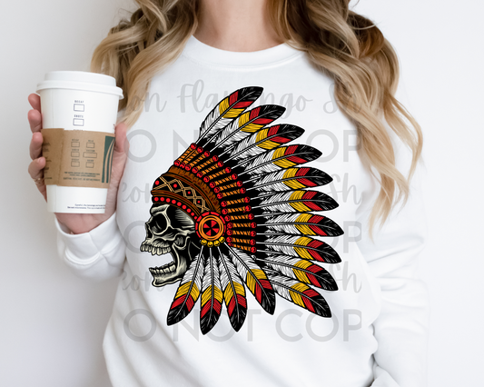 Ethnic Indian Skull Color