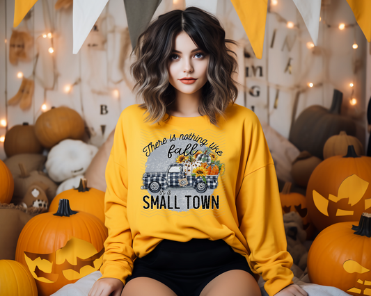 Fall In A Small Town Truck Blue
